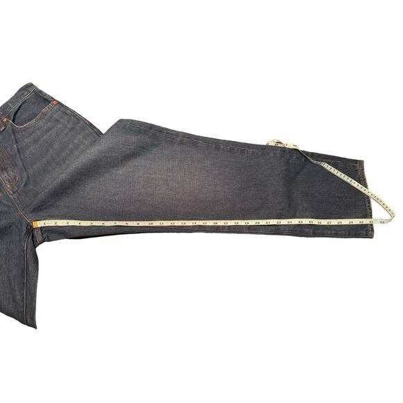 NWT Madewell Baggy Straight Jeans in Worn Indigo Wash Dark Wash Hemp Blend 28 - Picture 14 of 15